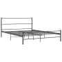 Graues Metallbettgestell 140x200 cm von vidaXL, Betten und Lattenroste - Ref: Foro24-286494, Preis: 98,32 €, Rabatt: %