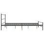 Gray metal bed frame 140x200 cm by vidaXL, Beds and slatted bases - Ref: Foro24-286494, Price: 98,32 €, Discount: %