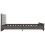 Gray velvet bed frame 180x200 cm by vidaXL, Beds and slatted bases - Ref: Foro24-286834, Price: 311,71 €, Discount: %