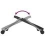 Black footrest 45x40x13.5 cm by vidaXL, Ottomans - Ref: Foro24-51732, Price: 56,92 €, Discount: %