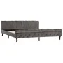 Gray velvet bed frame 200x200 cm by vidaXL, Beds and slatted bases - Ref: Foro24-288563, Price: 386,62 €, Discount: %