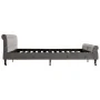 Gray velvet bed frame 200x200 cm by vidaXL, Beds and slatted bases - Ref: Foro24-288563, Price: 386,62 €, Discount: %