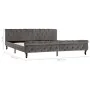 Gray velvet bed frame 200x200 cm by vidaXL, Beds and slatted bases - Ref: Foro24-288563, Price: 386,62 €, Discount: %