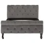 Estructura de cama de terciopelo gris 100x200 cm de vidaXL, Camas y somieres - Ref: Foro24-288558, Precio: 248,84 €, Descuent...