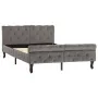 Estructura de cama de terciopelo gris 120x200 cm de vidaXL, Camas y somieres - Ref: Foro24-288559, Precio: 335,84 €, Descuent...