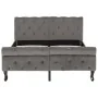 Estructura de cama de terciopelo gris 120x200 cm de vidaXL, Camas y somieres - Ref: Foro24-288559, Precio: 335,84 €, Descuent...