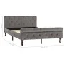 Estructura de cama de terciopelo gris 120x200 cm de vidaXL, Camas y somieres - Ref: Foro24-288559, Precio: 335,84 €, Descuent...