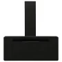 Campana extractora acero inoxidable vidrio templado negro 90 cm de vidaXL, Extractores - Ref: Foro24-51665, Precio: 219,26 €,...