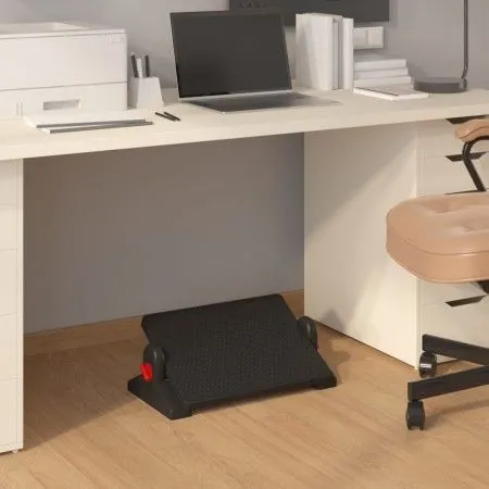 Black footrest 50x30.5x17 cm by vidaXL, Ottomans - Ref: Foro24-51728, Price: 33,42 €, Discount: %