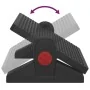 Black footrest 50x30.5x17 cm by vidaXL, Ottomans - Ref: Foro24-51728, Price: 33,42 €, Discount: %
