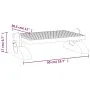 Schwarzer Fußhocker 50x30,5x17 cm von vidaXL, Osmanen - Ref: Foro24-51728, Preis: 33,42 €, Rabatt: %