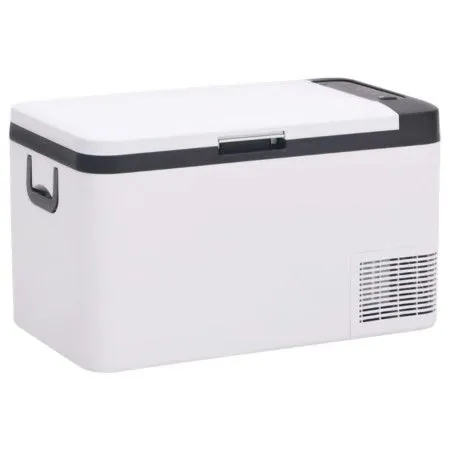 Cooler with handle made of black and white PP and PE, 25 L by vidaXL, Refrigerators - Ref: Foro24-51780, Price: 409,75 €, Dis...