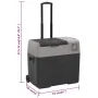 Black and gray polypropylene refrigerator with wheels and handle 30 L by vidaXL, Refrigerators - Ref: Foro24-51781, Price: 25...