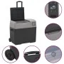 Black and gray polypropylene refrigerator with wheels and handle 50 L by vidaXL, Refrigerators - Ref: Foro24-51783, Price: 30...