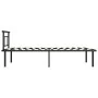 Schwarzer Metallbettrahmen 100x200 cm von vidaXL, Betten und Lattenroste - Ref: Foro24-324823, Preis: 96,40 €, Rabatt: %