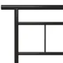 Schwarzer Metallbettrahmen 100x200 cm von vidaXL, Betten und Lattenroste - Ref: Foro24-324823, Preis: 96,40 €, Rabatt: %