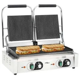 Grill double fluted grill 3600 W 57x30.5x20 cm by vidaXL, Electric griddles and grills - Ref: Foro24-50751, Price: 373,49 €, ...