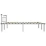 Gray metal bed frame 180x200 cm by vidaXL, Beds and slatted bases - Ref: Foro24-324837, Price: 95,57 €, Discount: %