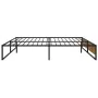 Schwarzer Metallbettrahmen 200x200 cm von vidaXL, Betten und Lattenroste - Ref: Foro24-324819, Preis: 98,09 €, Rabatt: %