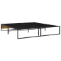 Schwarzer Metallbettrahmen 200x200 cm von vidaXL, Betten und Lattenroste - Ref: Foro24-324819, Preis: 98,09 €, Rabatt: %