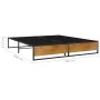 Schwarzer Metallbettrahmen 200x200 cm von vidaXL, Betten und Lattenroste - Ref: Foro24-324819, Preis: 98,09 €, Rabatt: %