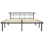 Schwarzer Metallbettrahmen 180x200 cm von vidaXL, Betten und Lattenroste - Ref: Foro24-324835, Preis: 126,83 €, Rabatt: %