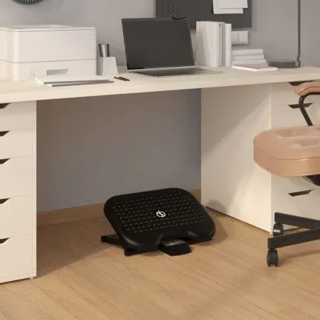 Black footrest 46x34.5x11 cm by vidaXL, Ottomans - Ref: Foro24-51730, Price: 31,76 €, Discount: %