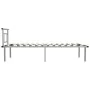 Gray metal bed frame 100x200 cm by vidaXL, Beds and slatted bases - Ref: Foro24-324825, Price: 95,15 €, Discount: %