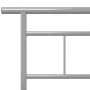 Graues Metallbettgestell 100x200 cm von vidaXL, Betten und Lattenroste - Ref: Foro24-324825, Preis: 95,15 €, Rabatt: %
