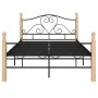 Schwarzer Metallbettrahmen 120x200 cm von vidaXL, Betten und Lattenroste - Ref: Foro24-324941, Preis: 111,67 €, Rabatt: %