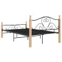 Schwarzer Metallbettrahmen 120x200 cm von vidaXL, Betten und Lattenroste - Ref: Foro24-324941, Preis: 111,67 €, Rabatt: %
