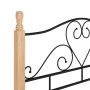 Estructura de cama de metal negro 120x200 cm de vidaXL, Camas y somieres - Ref: Foro24-324941, Precio: 111,67 €, Descuento: %