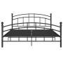 Schwarzer Metallbettrahmen 140x200 cm von vidaXL, Betten und Lattenroste - Ref: Foro24-324976, Preis: 137,55 €, Rabatt: %