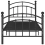 Estructura de cama de metal negro 100x200 cm de vidaXL, Camas y somieres - Ref: Foro24-324970, Precio: 123,06 €, Descuento: %