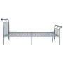 Graues Metallbettgestell 140x200 cm von vidaXL, Betten und Lattenroste - Ref: Foro24-325041, Preis: 113,21 €, Rabatt: %