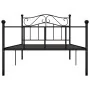 Schwarzer Metallbettrahmen 100x200 cm von vidaXL, Betten und Lattenroste - Ref: Foro24-284524, Preis: 100,21 €, Rabatt: %