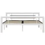 Schwarz-weißes Metallbettgestell 120x200 cm von vidaXL, Betten und Lattenroste - Ref: Foro24-284546, Preis: 107,46 €, Rabatt: %