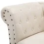 Cremeweißes Tagesbett aus Kunstleder von vidaXL, Tagesbetten - Ref: Foro24-60783, Preis: 415,74 €, Rabatt: %