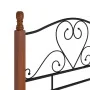 Schwarzer Metallbettrahmen 90x200 cm von vidaXL, Betten und Lattenroste - Ref: Foro24-324932, Preis: 105,68 €, Rabatt: %
