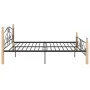 Schwarzer Metallbettrahmen 140x200 cm von vidaXL, Betten und Lattenroste - Ref: Foro24-324942, Preis: 142,73 €, Rabatt: %