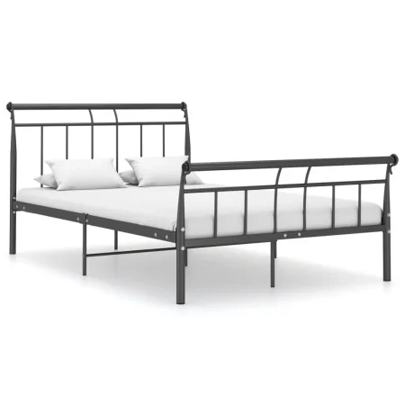Schwarzer Metallbettrahmen 120x200 cm von vidaXL, Betten und Lattenroste - Ref: Foro24-325036, Preis: 104,68 €, Rabatt: %
