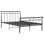 Schwarzer Metallbettrahmen 120x200 cm von vidaXL, Betten und Lattenroste - Ref: Foro24-325036, Preis: 104,68 €, Rabatt: %