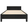 Bettrahmen mit schwarzem Samtkopfteil 90x190 cm von vidaXL, Betten und Lattenroste - Ref: Foro24-3125851, Preis: 156,17 €, Ra...