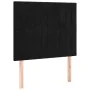 Estructura de cama con cabecero de terciopelo negro 90x190 cm de vidaXL, Camas y somieres - Ref: Foro24-3125851, Precio: 156,...
