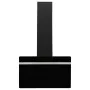 Steel and black tempered glass wall extractor hood 60 cm by vidaXL, Extractors - Ref: Foro24-51671, Price: 199,94 €, Discount: %