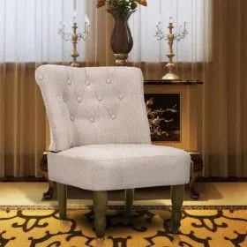 French cream fabric armchair by vidaXL, Armchairs - Ref: Foro24-240286, Price: 136,39 €, Discount: %