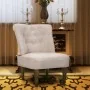 French cream fabric armchair by vidaXL, Armchairs - Ref: Foro24-240286, Price: 136,39 €, Discount: %