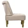 French cream fabric armchair by vidaXL, Armchairs - Ref: Foro24-240286, Price: 136,39 €, Discount: %