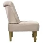Sillones de estilo francés 2 unidades tela color crema de vidaXL, Sillones - Ref: Foro24-240288, Precio: 251,91 €, Descuento: %