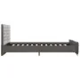 Grauer Samtbettrahmen 160x200 cm von vidaXL, Betten und Lattenroste - Ref: Foro24-286833, Preis: 364,08 €, Rabatt: %